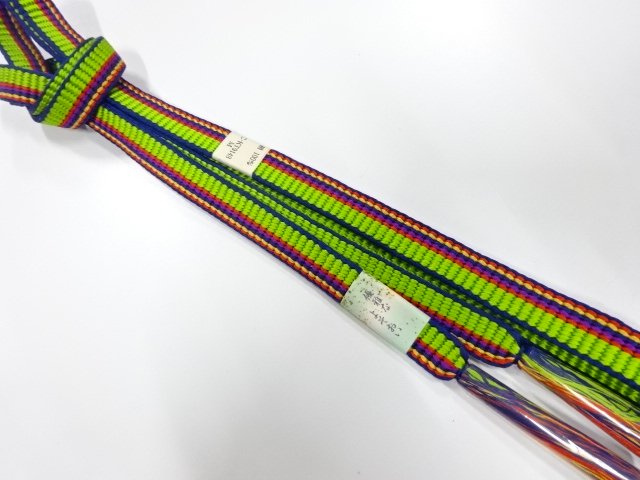 JAPANESE KIMONO / UNUSED HAND-TIED OBIJIME